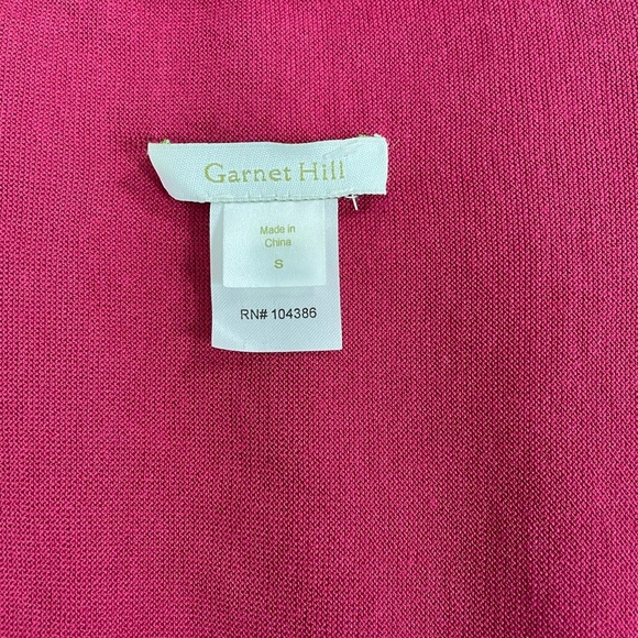 Garnet Hill Sweater|Cardigan Open Front Wrap Tie at Waist SilkCottonBlend Size S - Picture 7 of 9